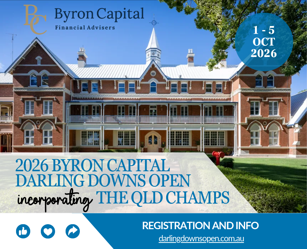 Byron Capital Darling Downs Open 2026 Flyer